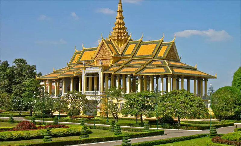 Royal Palace in Phnom Penh capital